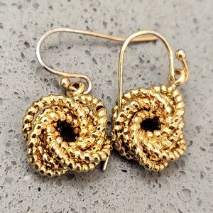 FINAL DISCOUNT Vintage Gold Plated Earrings